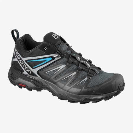 Salomon X ULTRA 3 Mens Hiking Shoes Black UK RBXT